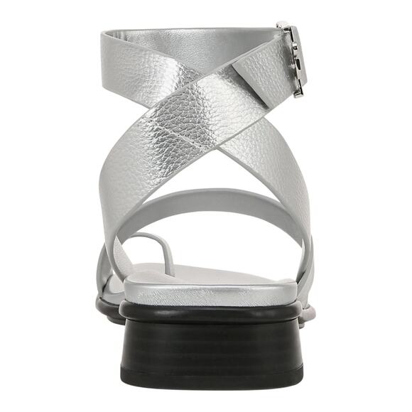 Naturalizer Women's Birch Toe Loop Ankle Strap Sandals Silver Size 8 - Picture 3 of 5